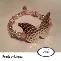 Pearls By Linnea,Pink Butterfly